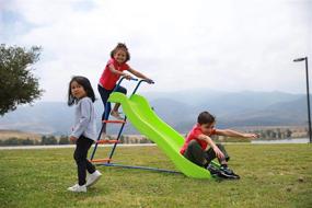 img 1 attached to Unleash Outdoor Fun With A 6Ft Freestanding Slide For Kids - Perfect For Backyard Playsets And Playground Sets