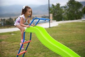 img 3 attached to Unleash Outdoor Fun With A 6Ft Freestanding Slide For Kids - Perfect For Backyard Playsets And Playground Sets
