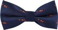 woven sport & speciality ties for men - stylish skinny neckties for work or gifts logo