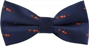 img 4 attached to Woven Sport & Speciality Ties For Men - Stylish Skinny Neckties For Work Or Gifts