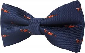 img 1 attached to Woven Sport & Speciality Ties For Men - Stylish Skinny Neckties For Work Or Gifts