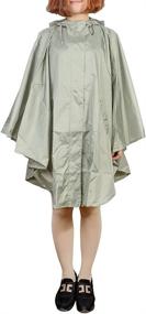 img 3 attached to QZUnique Waterproof Packable Batwing Sleeved Raincoat Women's Clothing : Coats, Jackets & Vests