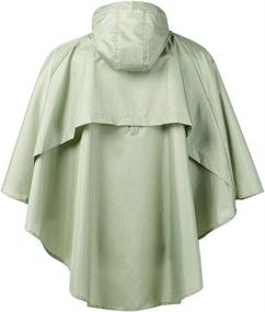 img 2 attached to QZUnique Waterproof Packable Batwing Sleeved Raincoat Women's Clothing : Coats, Jackets & Vests