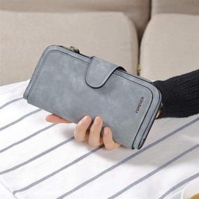 img 3 attached to Ladies Wallet Leather Clutch Credit Women's Handbags & Wallets - A Perfect Accessory for Stylish Ladies