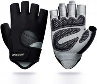lightweight workout gloves for men and women - enhanced grip for weightlifting, cycling, and more! great for exercise, training, pull-ups, fitness, climbing, and rowing - by vinsguir logo