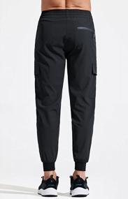 img 3 attached to Мужские быстросохнущие брюки-карго для активного отдыха: легкие джоггеры для бега, тренировок, путешествий и гольфа от Libin