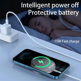 img 3 attached to 🔌 Wannap Magnetic iPhone12/13 Wireless Charger Pad, 15W Fast Charging for iPhone 13/12 Pro/Max/Mini & Samsung Galaxy, Magsafe Charger Compatible