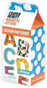 img 3 attached to Cooper Hewitt Wooden Magnetic Uppercase Letter Set With Designer Patterns