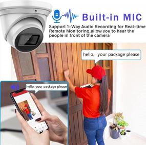 img 1 attached to VIKYLIN 4MP Starlight POE IP Camera,2.8Mm Fixed Lens,Low Illumination Outdoor Surveillance Security Camera With Built In Mic,Micro SD Recording,IP67,H.265+,WDR
