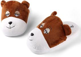 img 3 attached to Black Unisex Animal Slipper by Aerusi - Boys' Shoes for Slippers