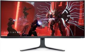 img 4 attached to 💻 Alienware AW3423DW 34.18-Inch Curved Gaming Monitor with 3440X1440 Resolution, 175Hz Refresh Rate, Swivel, Tilt, and Height Adjustments, and Quantom Dot-OLED Technology