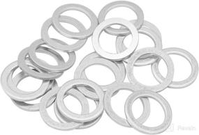 img 1 attached to 20 Pcs Transmission Drain/Fill Plug Crush Washer Gaskets (18mm) for Honda Accord, Acura Civic, Odyssey, CRV, Pilot, Fit Element - Replace 90471-PX4-000, Rear Differential Fluid Change