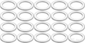 img 2 attached to 20 Pcs Transmission Drain/Fill Plug Crush Washer Gaskets (18mm) for Honda Accord, Acura Civic, Odyssey, CRV, Pilot, Fit Element - Replace 90471-PX4-000, Rear Differential Fluid Change