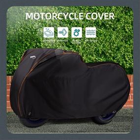 img 3 attached to 🏍️ Durable Waterproof PALON Motorcycle Cover: Protect Your 96.5-Inch Harley Davidson, Honda, Suzuki, Kawasaki, Yamaha with Keyhole