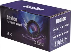 img 1 attached to Камера видеонаблюдения Ansice 1000TVL: дневное и ночное видение, объектив 3,6 мм, водонепроницаемость IP66 - идеально подходит для домашней безопасности