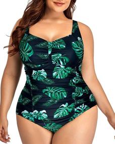 img 4 attached to Daci Swimsuits Control Vintage Swimwear Women's Clothing : Swimsuits & Cover Ups