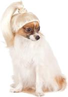 🐴 blonde ponytail pet wig - medium/large size логотип