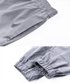 img 2 attached to Женские серые брюки-джоггеры в стиле хип-хоп со светоотражающими элементами - бренд Harajuku Night Fluorescent Dance Trousers