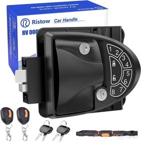 img 4 attached to 🔒 RISTOW 2022 Upgraded RV Keyless Entry Door Lock: Waterproof, Shockproof – Includes 2 Fobs, 2 Keys & Install Tools for RV, Camper, and Trailer