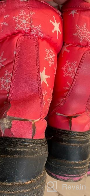 img 1 attached to Kids' Winter Snow Boots: Warm, Anti-Slip, Waterproof Cold Weather Shoes For Boys And Girls (Available In Toddler, Little Kid, And Big Kid Sizes) review by Marcos Oner