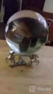 img 1 attached to Green Crystal Ball 130Mm (5 Inch) With Silver Pegasus Stand By Amlong Crystal For Divine Scrying And Home Decor review by Angel Harris