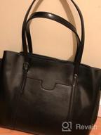 img 1 attached to Women'S Genuine Leather Handbag Tote Shoulder Bag Large Hot Covelin review by Darren Boogie