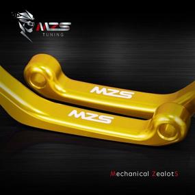 img 3 attached to 🏍️ MZS CNC Gold Dirt Bike Clutch Brake Levers Pivot - Adjustable Compatible with RM125 RM250 RM 125 250 (1996-2003)