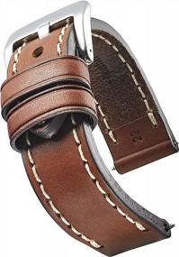 img 4 attached to Luxurious Thick Padded Stitched Genuine Leather: High-end Quality at its Finest