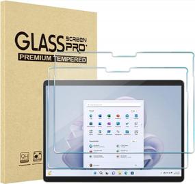 img 4 attached to 2-Pack Tempered Glass Screen Protector For 13.0 Inch Microsoft Surface Pro 9 2022 Release - ProCase