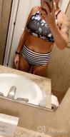 img 1 attached to SEASELFIE High Neck Bikini: Modest Two-Piece Swimsuit For Teens And Women review by Adara Delgado