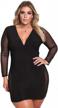women's v-neck lace mesh see through perspective bodycon clubwear mini short plus size night party dress logo