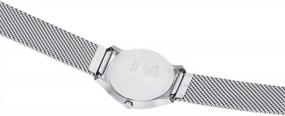 img 3 attached to Mondaine Men'S Silver-Tone Helvetica No.1 Light Analog Quartz Watch MH1.L1110.SM - Stylish Precision