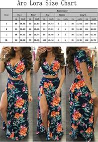 img 1 attached to Aro Lora Womens Printed Two Piece Women's Clothing ~ Dresses