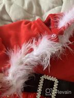 img 1 attached to 🎄 Christmas Princess Sleeve Headband for Toddler Girls' Clothing and Dresses review by Tammy Smith