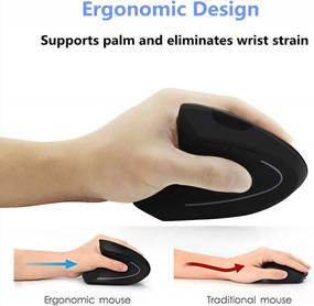 img 1 attached to Left Handed Rechargeable Wireless Ergonomic Adjustable