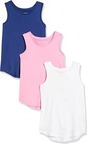img 3 attached to Amazon Essentials 3 Pack Bright Blossom Girls' Clothing : Tops, Tees & Blouses