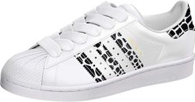 img 4 attached to Adidas Originals Womens Superstar METALLIC Women's Shoes : Athletic