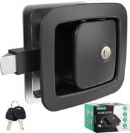 heavy duty latch.it rv compartment door latch - 100% metal slam latch for secure rv luggage compartment locks - fits baggage doors 1.25" to 2.00" thick logo