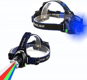 img 4 attached to Get Set For Adventure With Our 4 IN 1 Headlamp And Blue Headlamp Combo