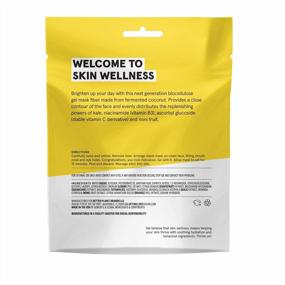 img 1 attached to Acure Brightening Bio-Cellulose Face Mask 100% Vegan Infused With Niacinamide & Kale For A Radiant Glow - Vitamin B3 For All Skin Types - Single Use Pack Of 1