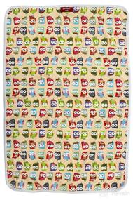 img 2 attached to Pocket-sized Waterproof Baby Diaper Changing Pad - Lightweight Portable 👶 Change Mat with Owl Print - Ideal for Travel, Table, and Crib