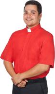 👔 stylish collar clergy shirt - short sleeves for men's clothing and shirts logo