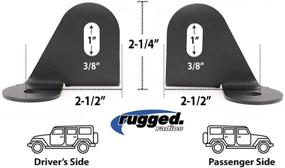 img 1 attached to 📻 Rugged Radios MT-ANT-Jeep-PS: Secure Antenna Mount for Jeep Wrangler JL, JK, TJ, and JT Passengers' Side