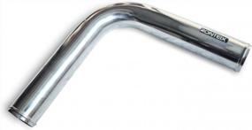 img 4 attached to 2"(51Mm) Ronteix Universal Polished Aluminum Elbow Pipe Tubing 90 Degree Bend
