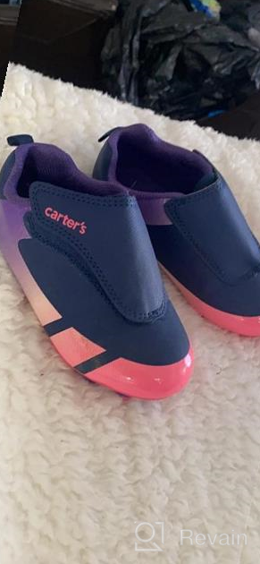 img 1 attached to Carter's Kids Fica Sports Cleat Sneakers with Hook & Loop Closure review by Jaclyn King