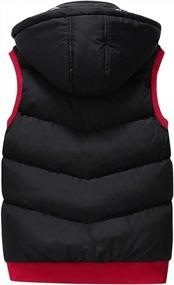 img 3 attached to Warm And Lightweight Women'S Puffer Vest With Hood For Winter Outerwear By Vcansion