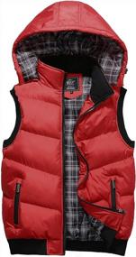 img 4 attached to Warm And Lightweight Women'S Puffer Vest With Hood For Winter Outerwear By Vcansion