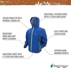 img 3 attached to 🐸 FROGG TOGGS Men's Java Toadz 2.5 Water-resistant Rain Jacket with Ultimate Lightweight & Breathable Design