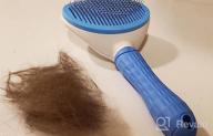 img 1 attached to Depets Self Cleaning Slicker Brush, Dog Cat Bunny Pet Grooming Shedding Brush - Easy To Remove Loose Undercoat, Pet Massaging Tool Suitable For Pets With Long Or Short Hair review by Glenn Cartwright