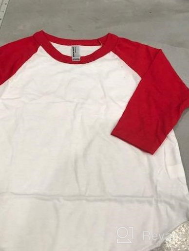 img 1 attached to 50/50 3/4 Sleeve 👕 Raglan for Kids by American Apparel review by Mark Glass